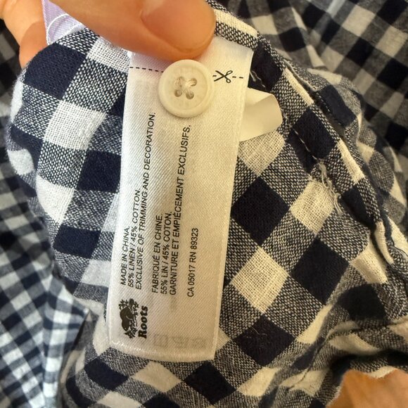 Roots plaid mini dress - Picture 3 of 4